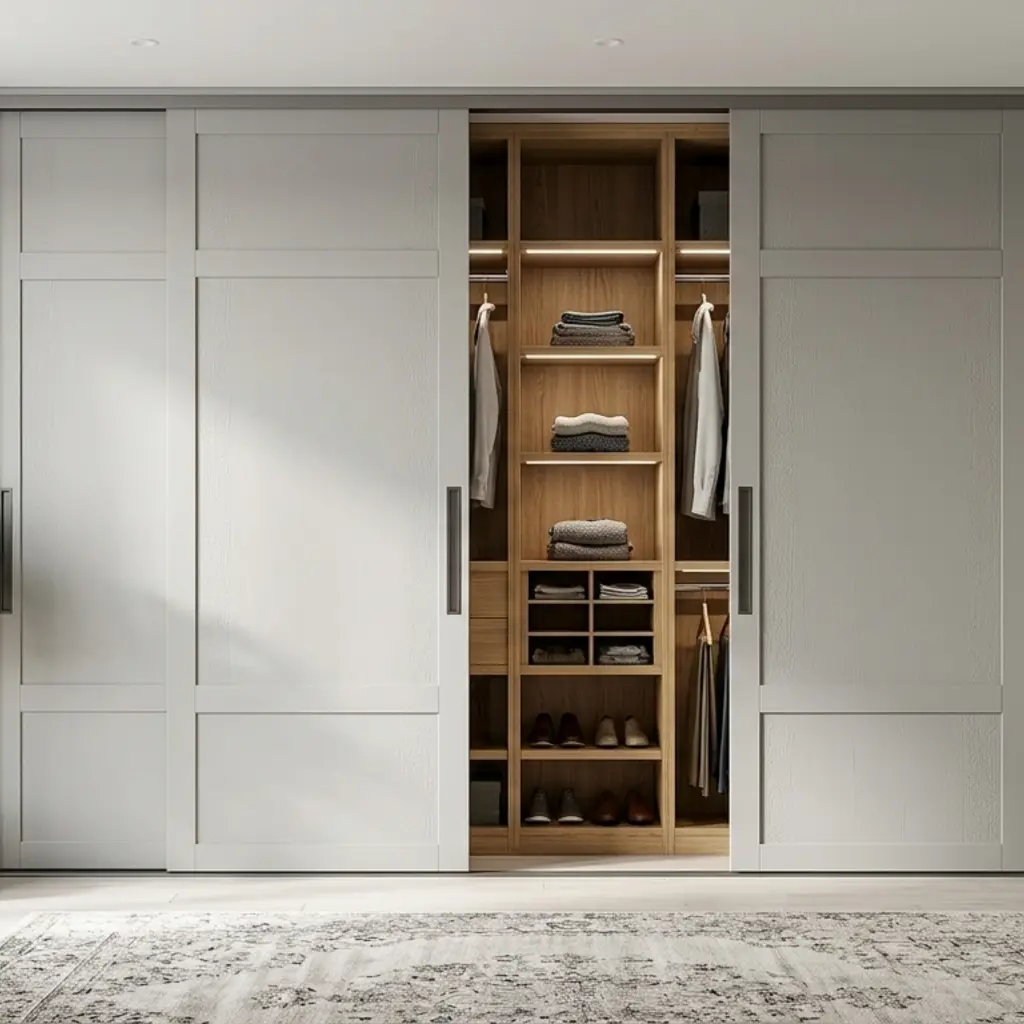 sliding wardrobes bespoke fitted mirrored sliding wardrobe in a modern bright bedroom