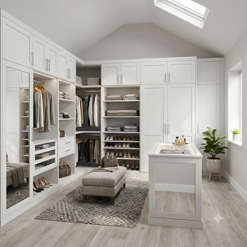 walk in wardrobes bespoke fitted mirrored sliding wardrobe in a modern bright bedroom